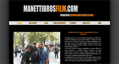 Desktop Screenshot of manettibrosfilm.com